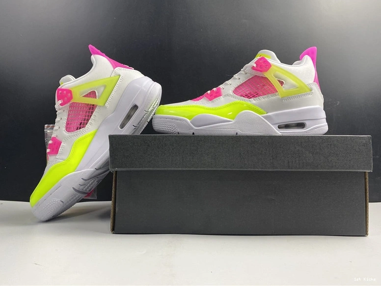 Jordan Retro 4 Pink White (GS) - CV7808-100 Lemon 0420